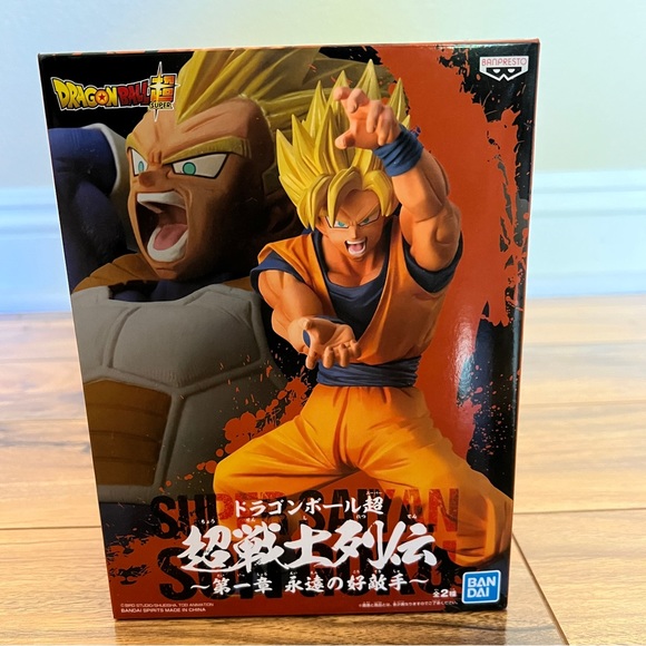 Banpresto Dragon Ball Chosenshi Retsuden Super Saiyan Goku Collectible Figure - Picture 1 of 2